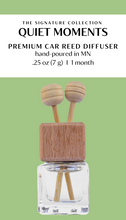 Load image into Gallery viewer, Quiet Moments- Car Reed Diffuser
